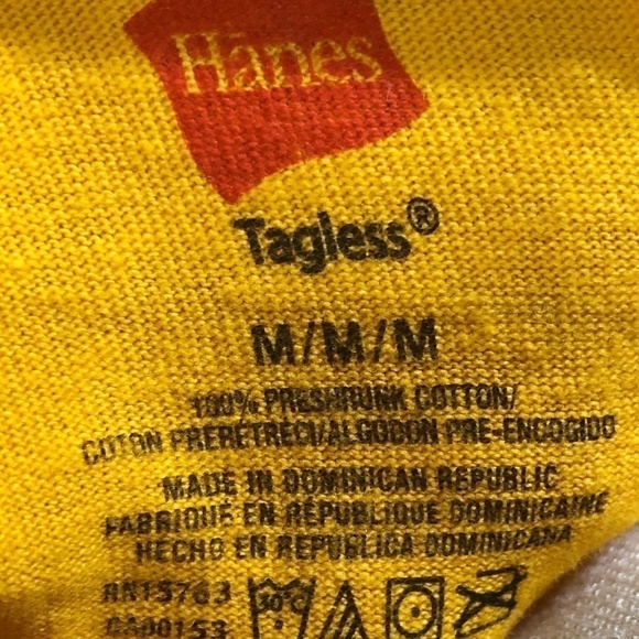 NWOT Dunn-Edwards SHAG Designed Vintage Inspired Men's Orange Tee M - Picture 8 of 8